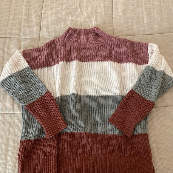Staccato Colorblock Knit Sweater - Multicolor - Picture 1 of 4